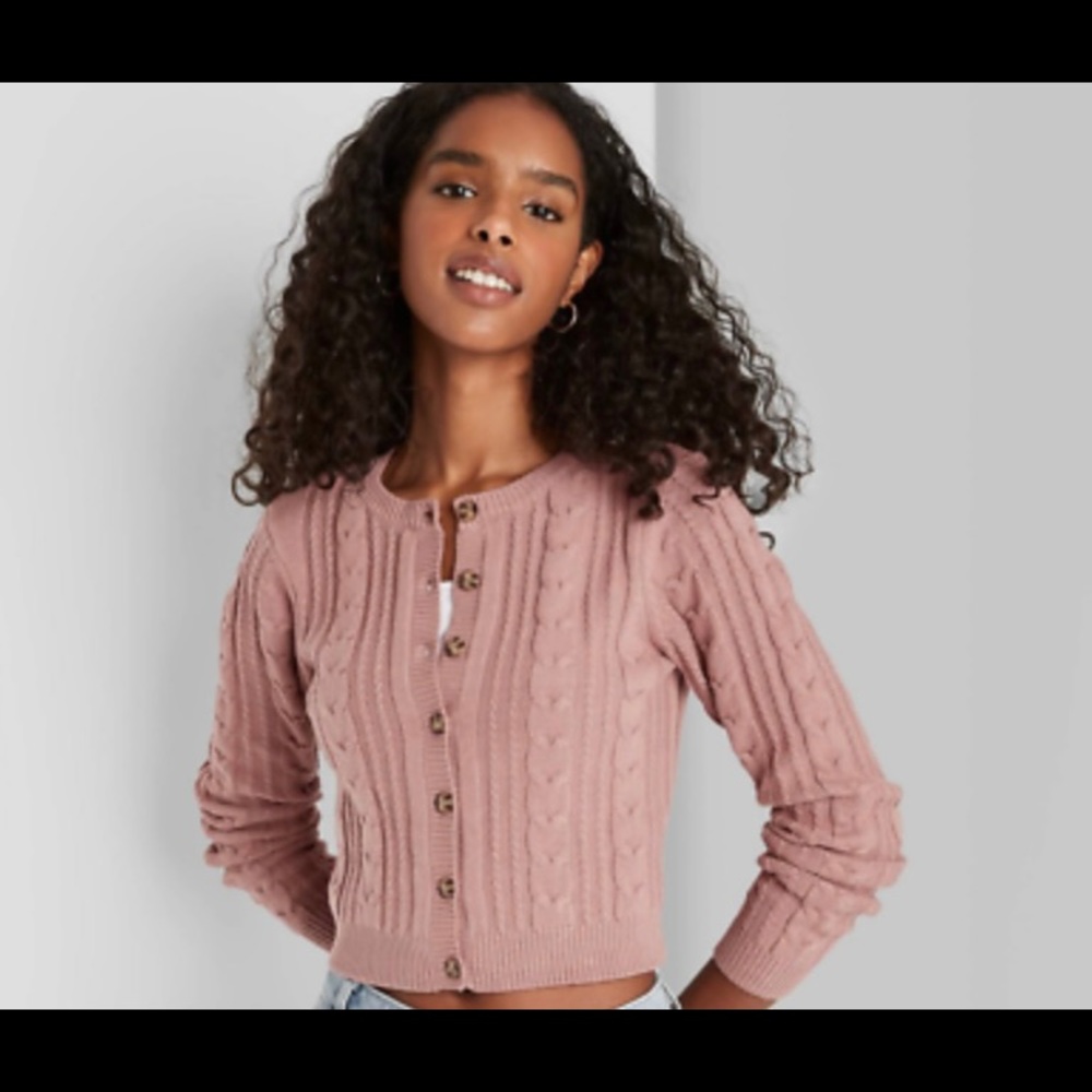 Women’s Cable Knit Cardigan - Wild Fable
